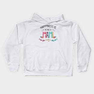 Happiness Is Being A Mami Wildflowers Valentines Mothers Day Kids Hoodie